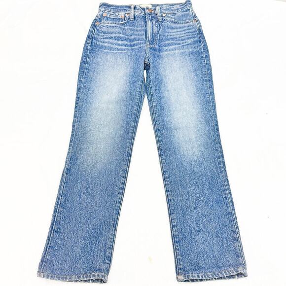 Madewell The Perfect Vintage Jean Med/Dark Wash Size 27 - Picture 2 of 10
